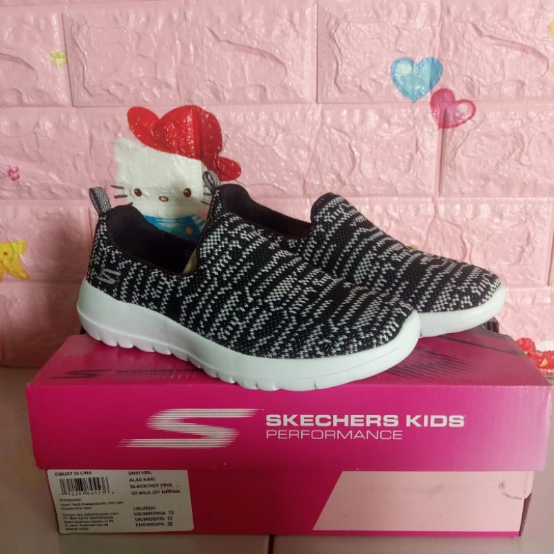 Sepatu anak cewek skechers go walk joy nirvana