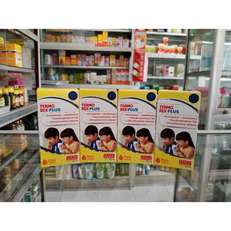 Termorex Plus 60ml Rasa Jeruk - ED 02/2025