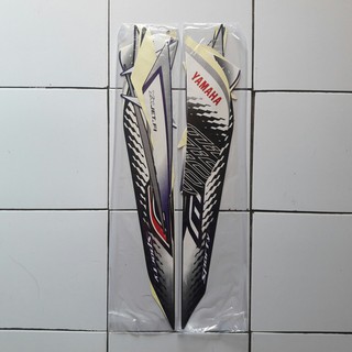 striping stiker  motor  mio j sporty 2014 hitam ungu  