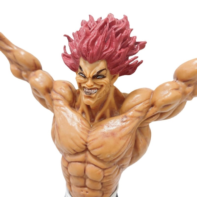 Baki Hanma Action Figure Anime Jepang Hanma Yujiro Manga Dall Bahan PVC Ukuran 22CM 2022