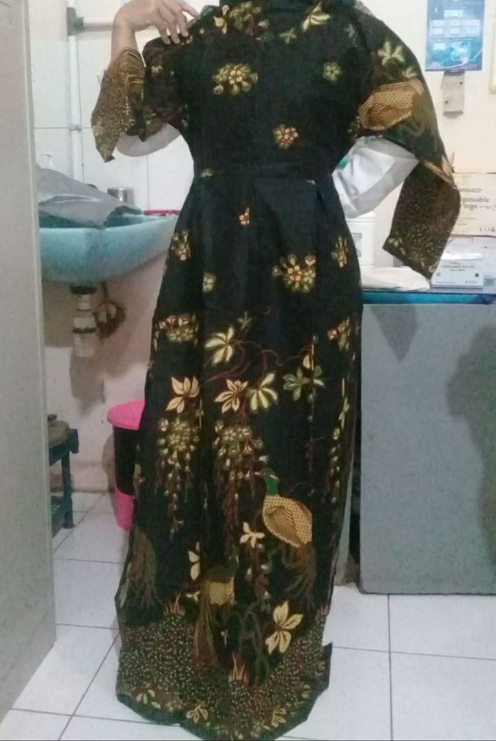 Ms Gamis Batik Sriwedari Maxi Bumil/busui Katun Sogan Allsize & Jumbo