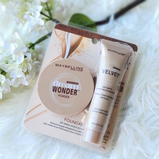 Maybelline New Dream Wonder Powder + Velvet Foundation velvet mika
