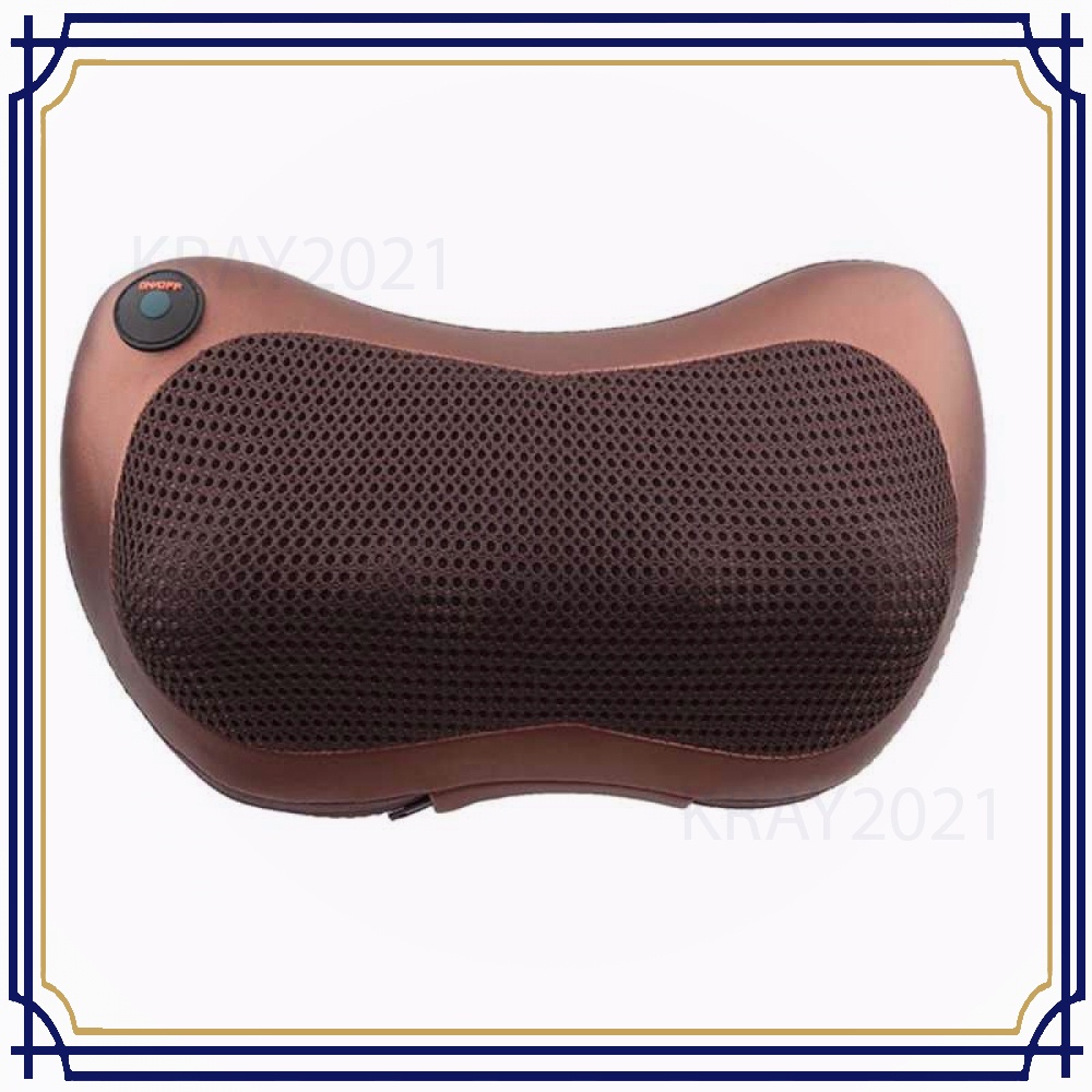 Bantal Pijat Shiatsu Heat Massage 12 Head 1 Button HT112