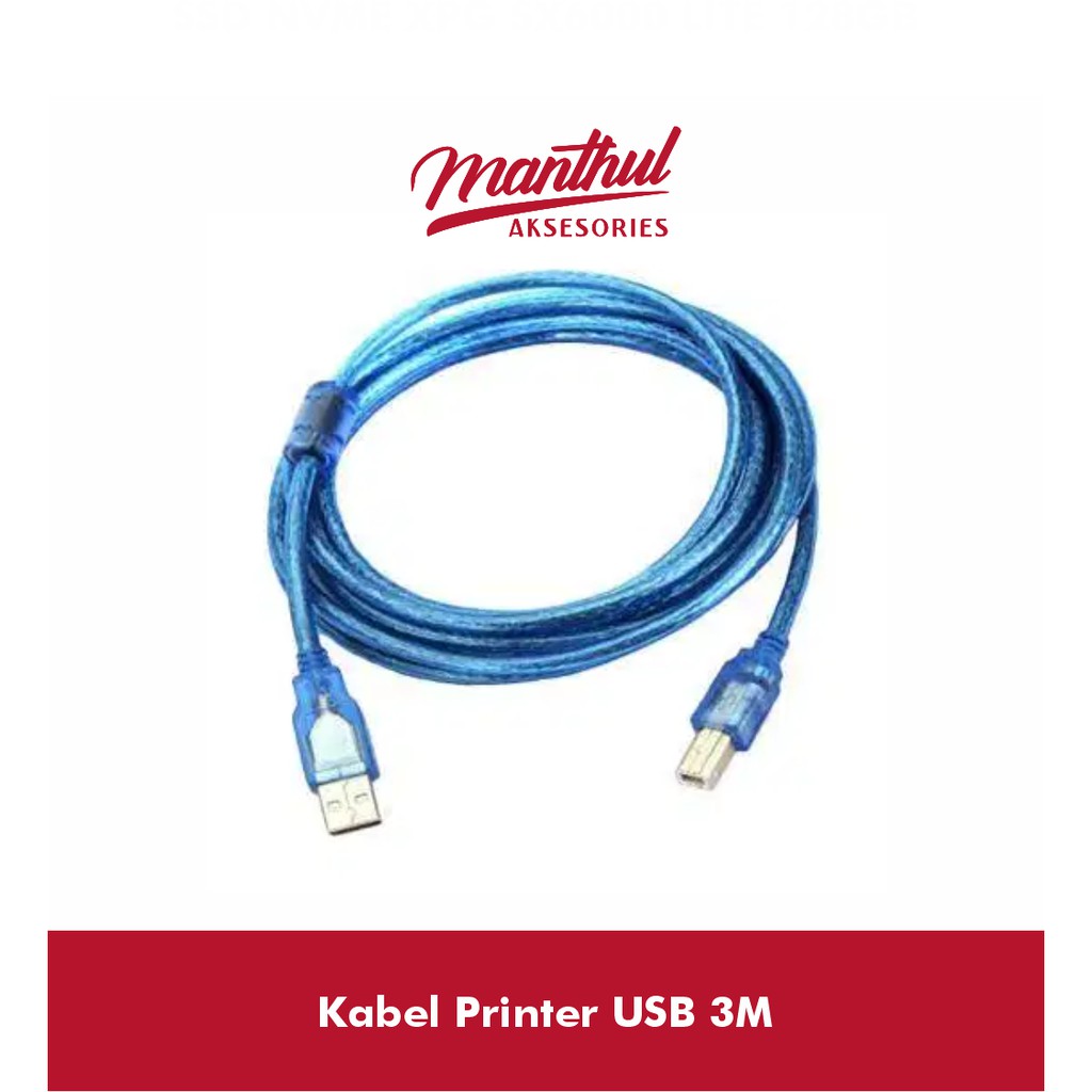 Kabel Printer USB 3M