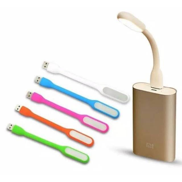 lampu usb led light original pendek fleksibel pendek lampu baca powerbank pb sikat gigi 5v