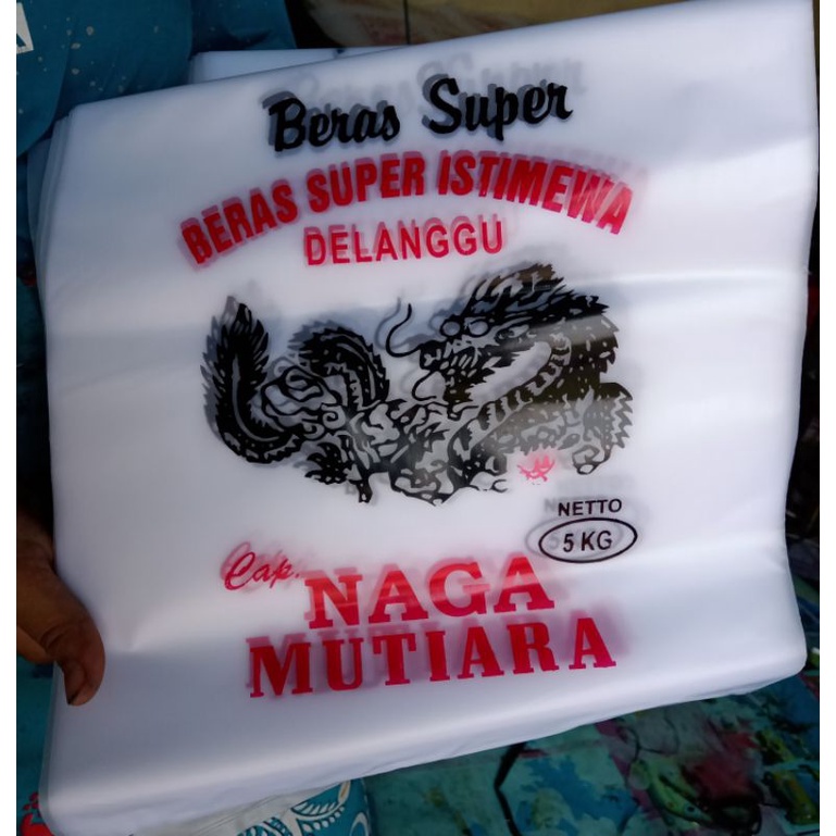 Plastik Kemasan Beras 5 kg Sablon