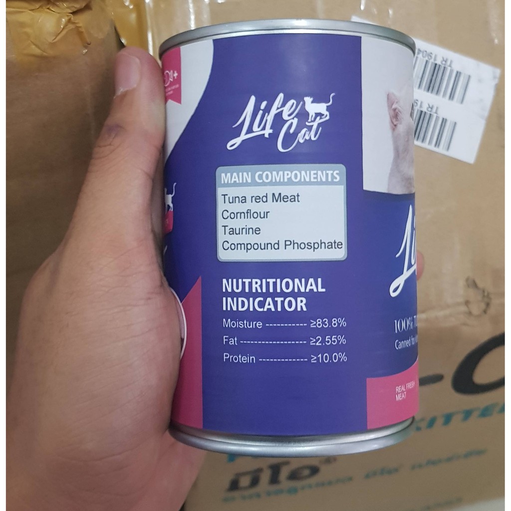 Makanan Basah Kaleng Kucing Kitten Life Cat Tuna 400 Gram Wet Food