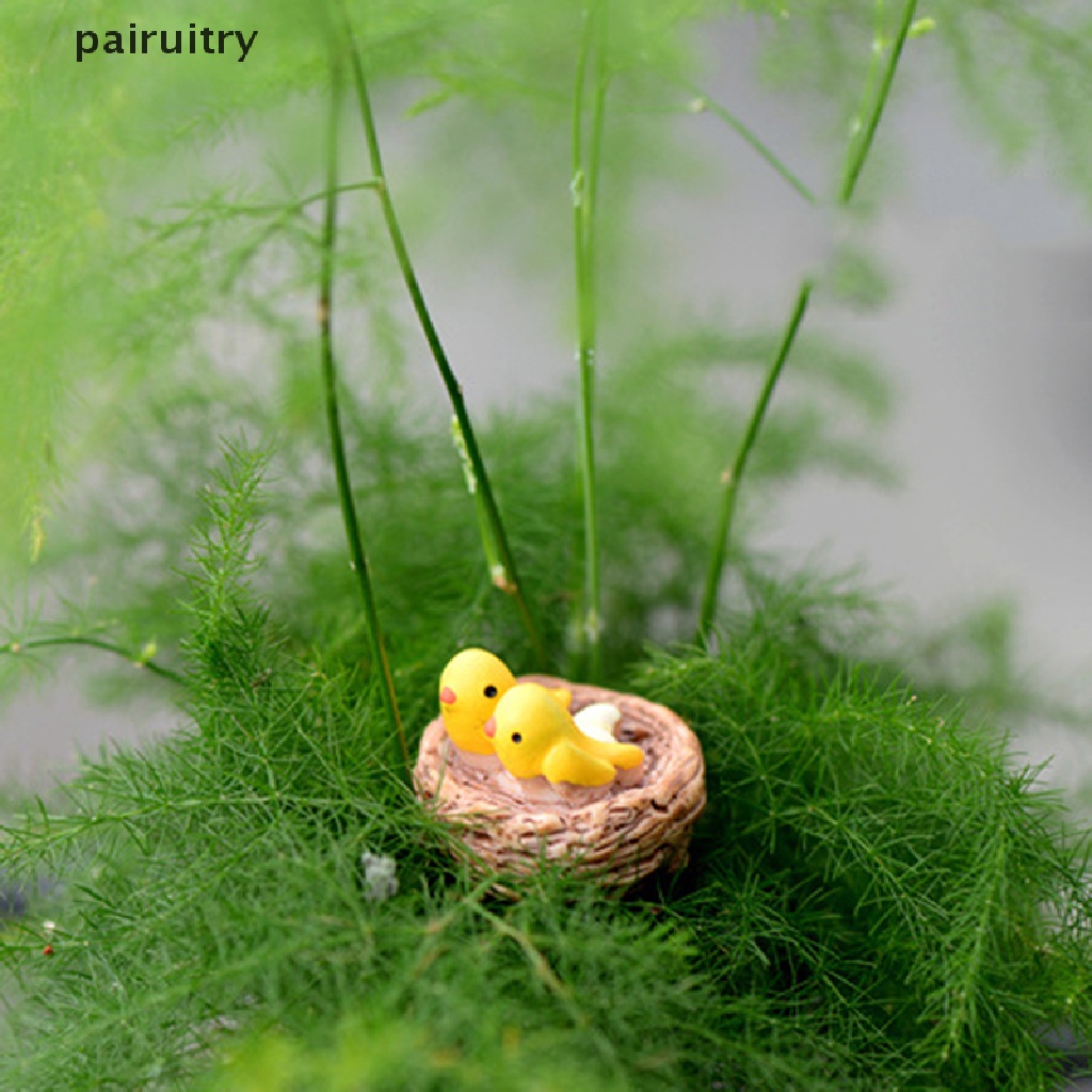 Prt Miniatur Sarang Burung Bahan resin Untuk Dekorasi Rumah