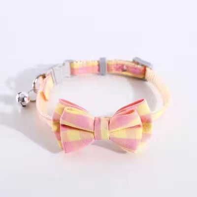 Kalung Kucing Kalung Anjing Kalung Kelinci Kalung Adjustable Bowknot Lonceng Cat Collar Dog Collar