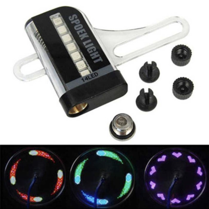 Lead Bike Lampu Roda Sepeda 14 LED Flash A02