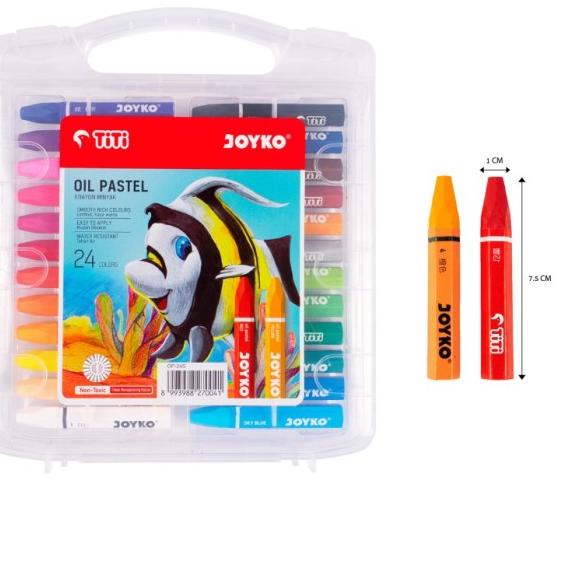 

☎ Crayon Titi Oil Pastel 24 Colours Krayon Minyak 24 Warna ➪