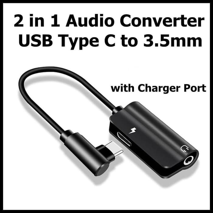 Audio Converter USB Type C to 3.5mm with Charger Port 2 in 1 WQ145827