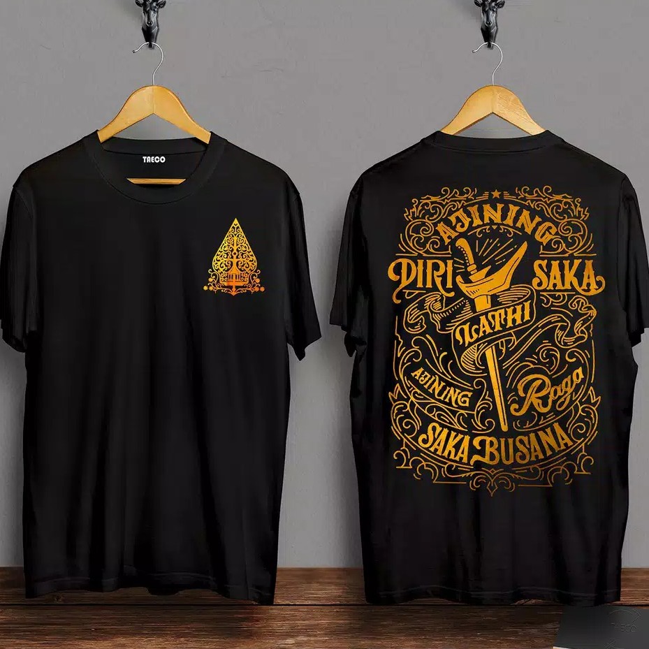 KAOS AJINING XXL BLACK/KAOS KATA SUNDA/KAOS DISTRO PRIA BARONG BALI CULTURE JAWA LATHI  OVERSIZE XXL