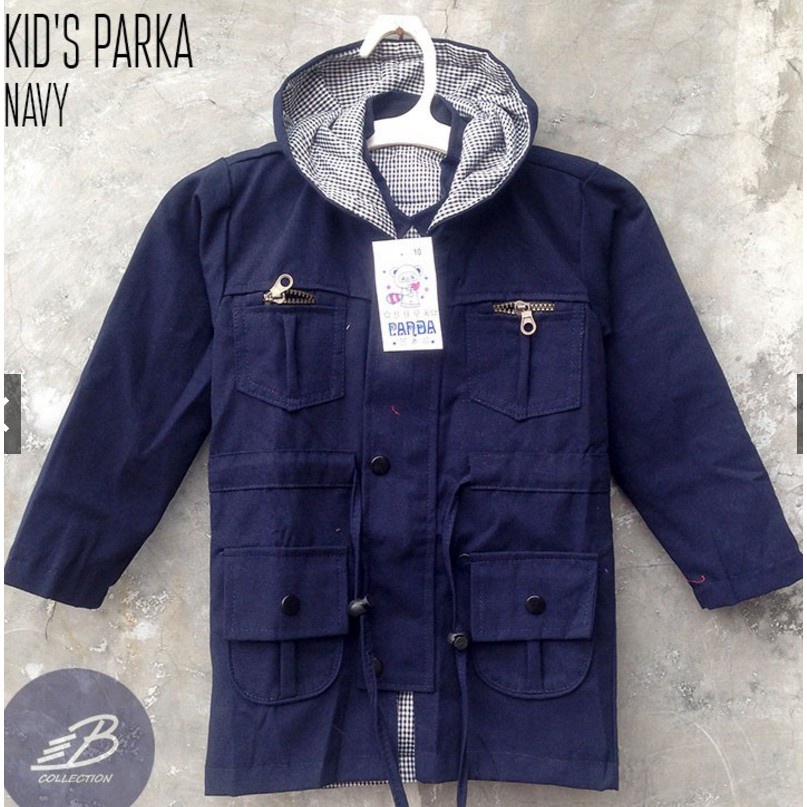 Grosir JAKET ANAK PARKA CEWE KANVAS COD Elegan