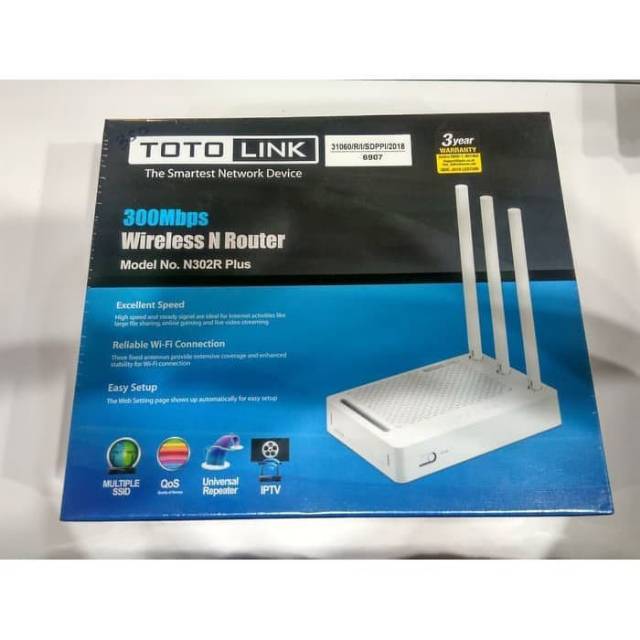 Totolink 300Mbps Wireless n Router N302R plus