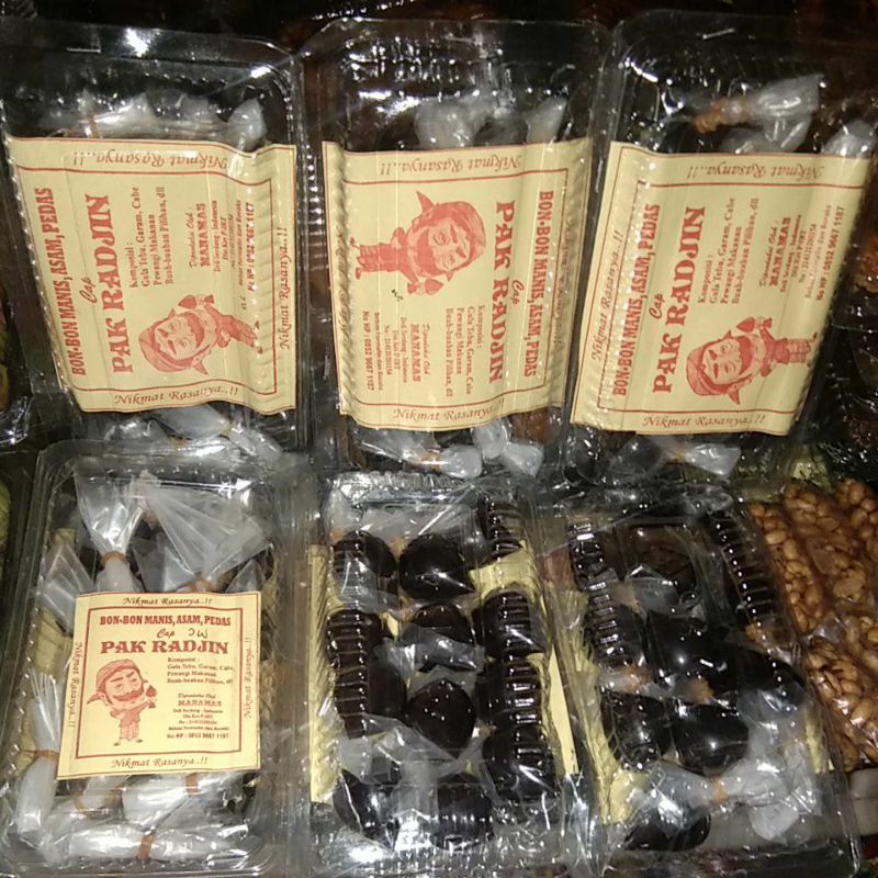 

bon bon manis asam pedas harga 1 pek isi 12 pics