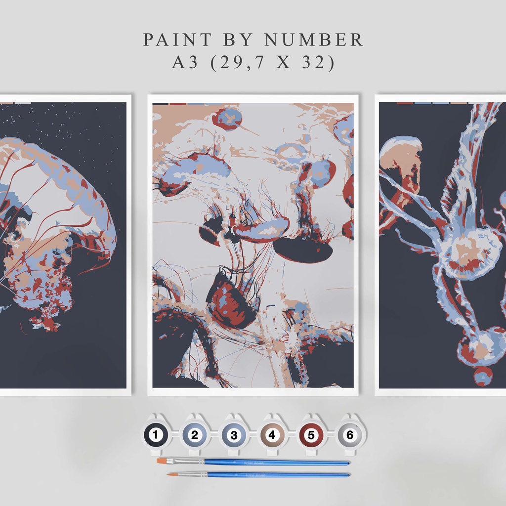 

Paint By Number Kit A3, UBUR UBUR
