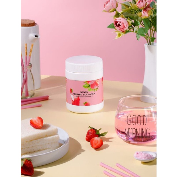 Promo APRIL Sanay marine collagen free 1 botol tawas cair