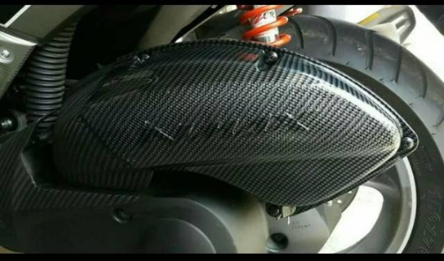 cover nmax 5 item all karbon / tameng knalpot nmax / tutup hawa nmax / cover stang nmax / cover nmax