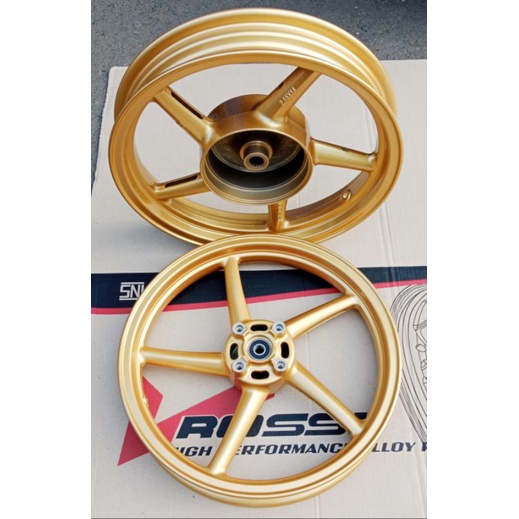 Jual VELG/PELAK RACING V ROSSI SANCA RING 14 MODEL RCB PALANG 5 GOLD