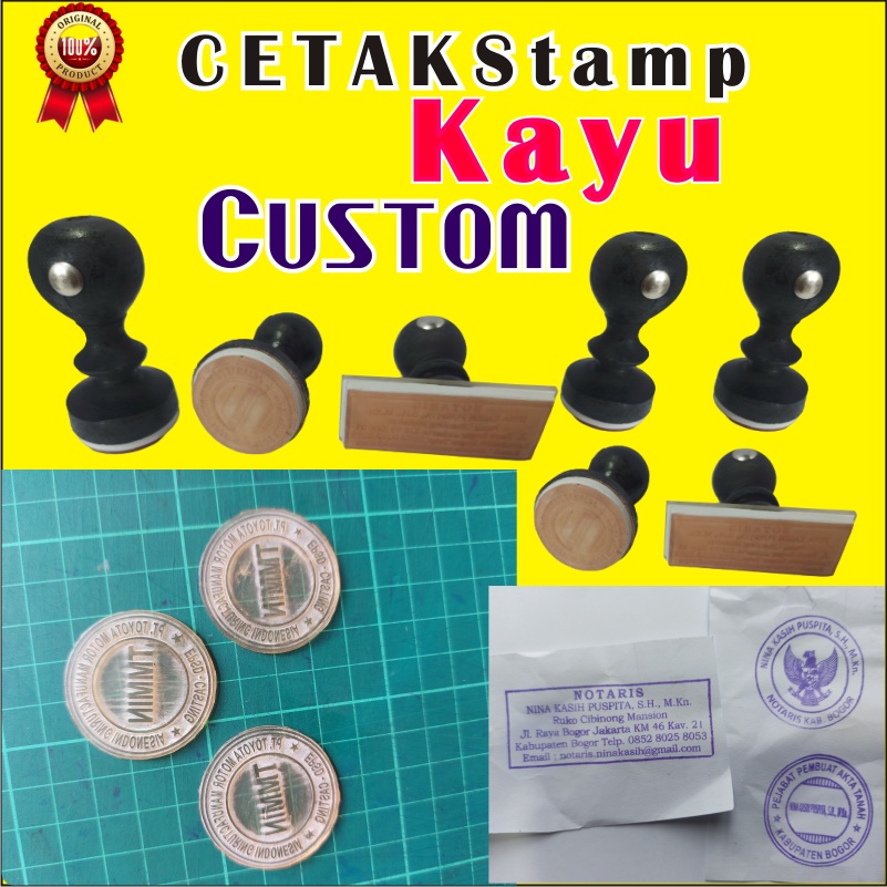 

STEMPEL KAYU CUSTOM CAP TOKO FAKTUR KWTANSI BON