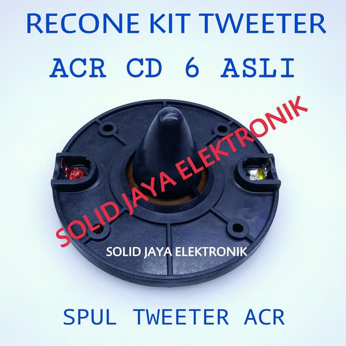 SPUL TWEETER ACR CD 6 ASLI RECONE KIT ACR SPULL TWITER ACR CD6 ORIGINAL ACR CD-6 TWITEER RECONE KIT