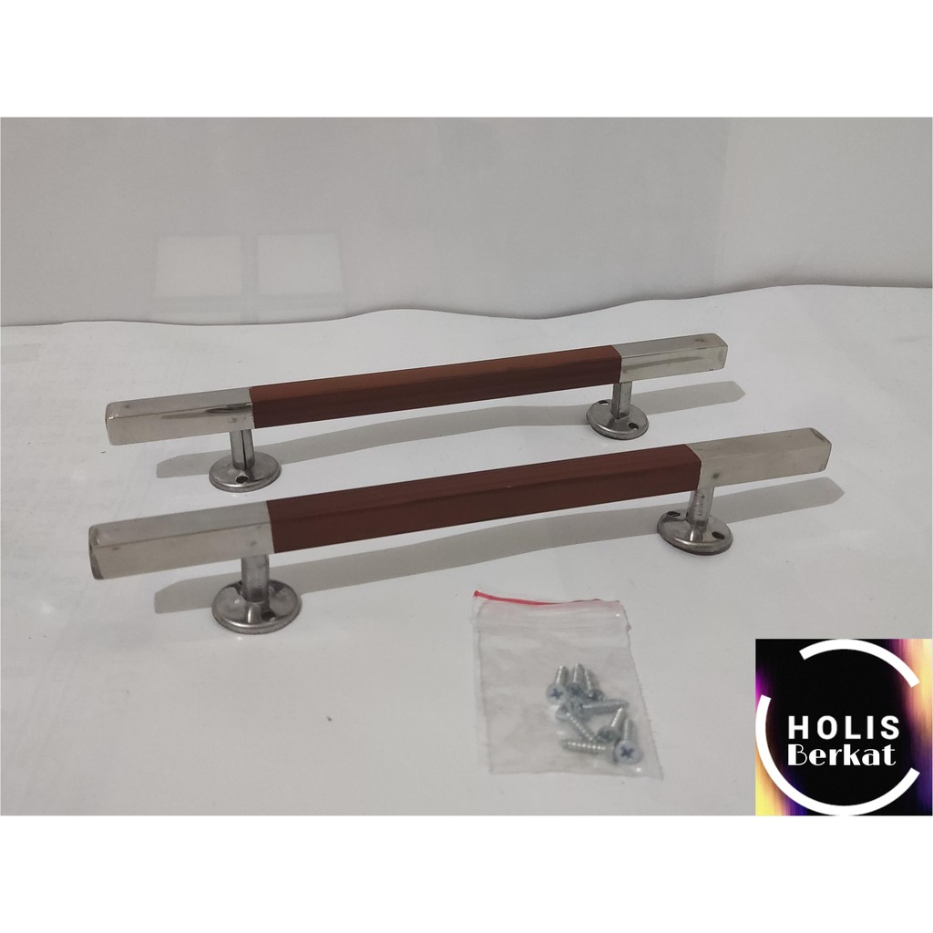 Pull Handle Brown 20 cm / Gagang Pintu Tarikan Laci Lemari Kitchen Set