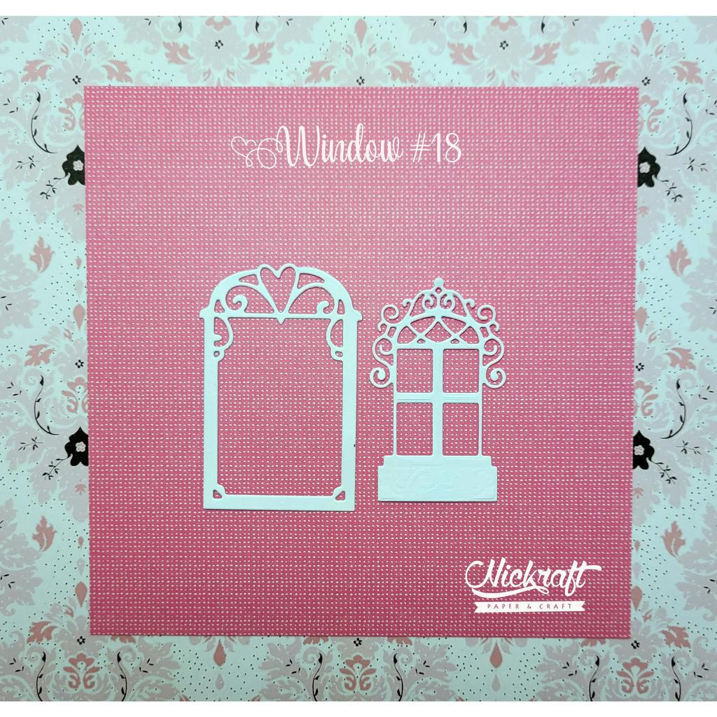 

WINDOW #18 - Die Cut Hiasan Scrapbook Jurnal Journaling Bujo Jendela
