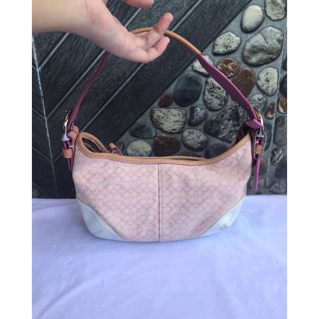 shoulder bag coach mini pink | preloved SOLD OUT❌