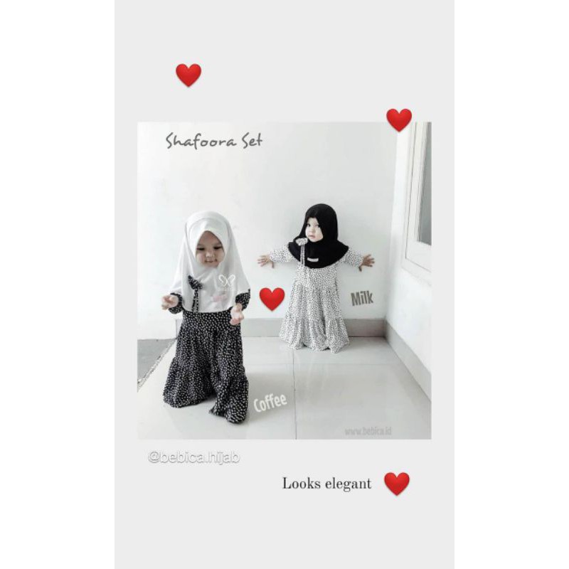 PROMONGKIR BEST SELLER BebicaHijab 4 Gamis Shafoora, Belacya, dan Shafia