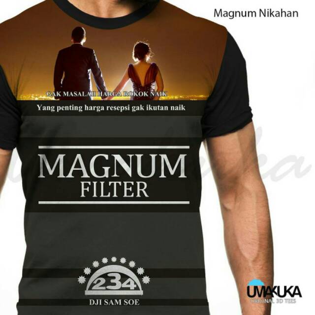 Kaos 3d Full Print Motif Rokok