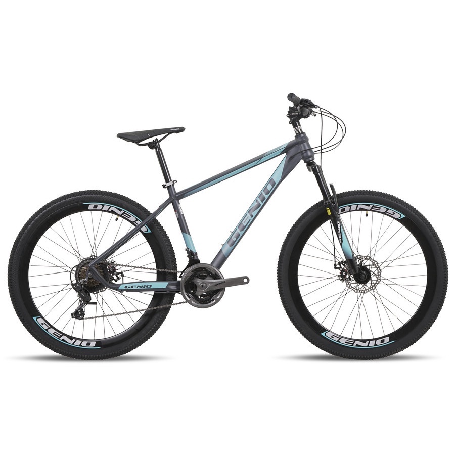 Gojek Instan Sepeda Gunung 27.5 inch MTB Genio 349 M349 Hi-Teen Steel 24 speed Garansi-1