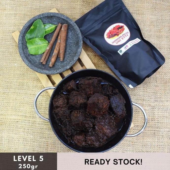 

Rendang Padang Level 5 - Daging Sapi (250gr)