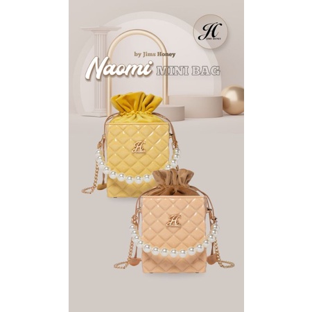 Naomi mini bag Jimshoney Original Tas selempang wanita import fashion jelly sling bag realpic cod