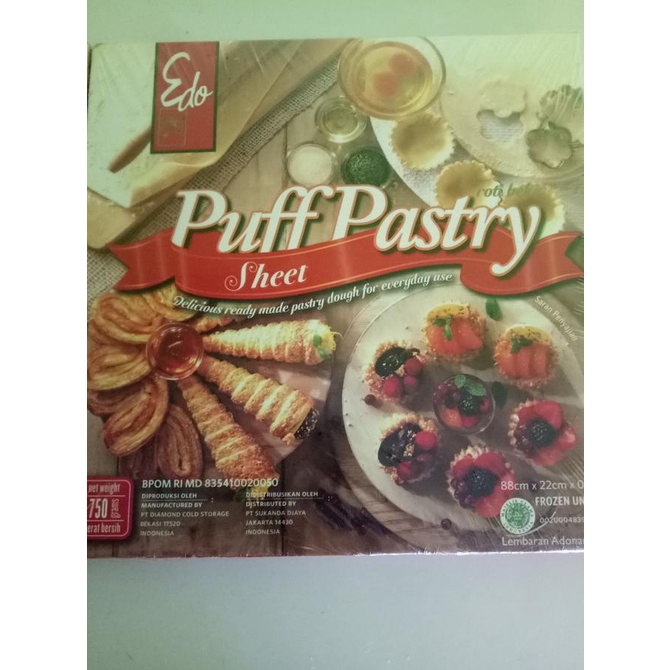 

Edo puff pastry TERLARIS TERPERCAYA ORIGINAL