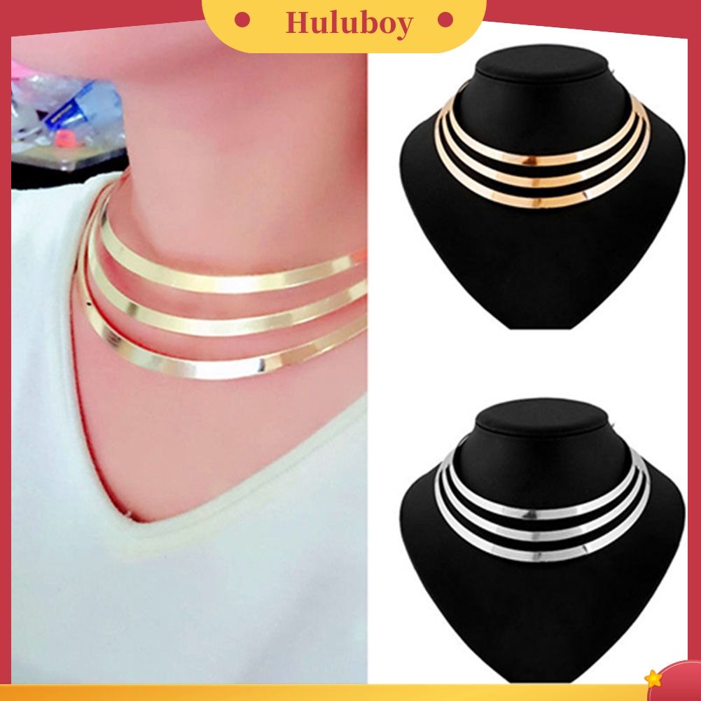 Hu Hu Hu Hu Hu Alat Bantu Pasang Kacamata♡ Kalung Choker Rantai Bentuk Setengah Lingkaran Bahan Alloy Gaya Punk Untuk Wanita