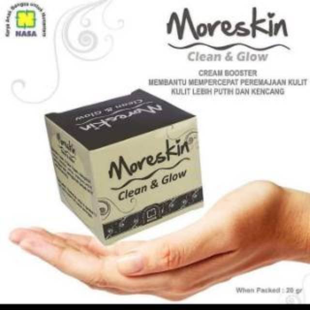 Moreskin clean and glow NASA