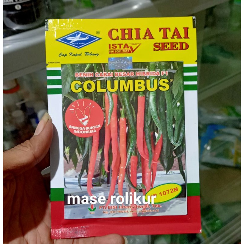benih cabe besar COLUMBUS f1 isi 10g