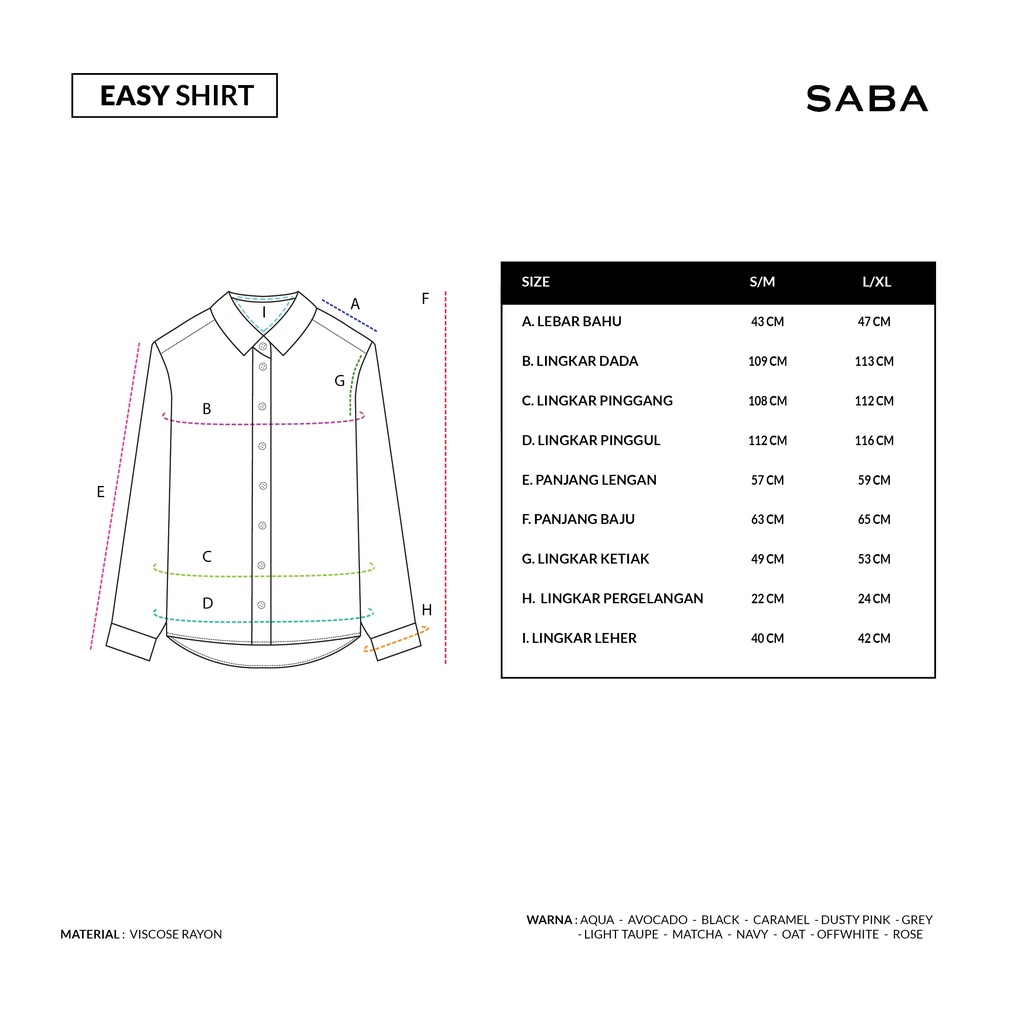 Saba Easy Shirt &amp; Easy Skirt