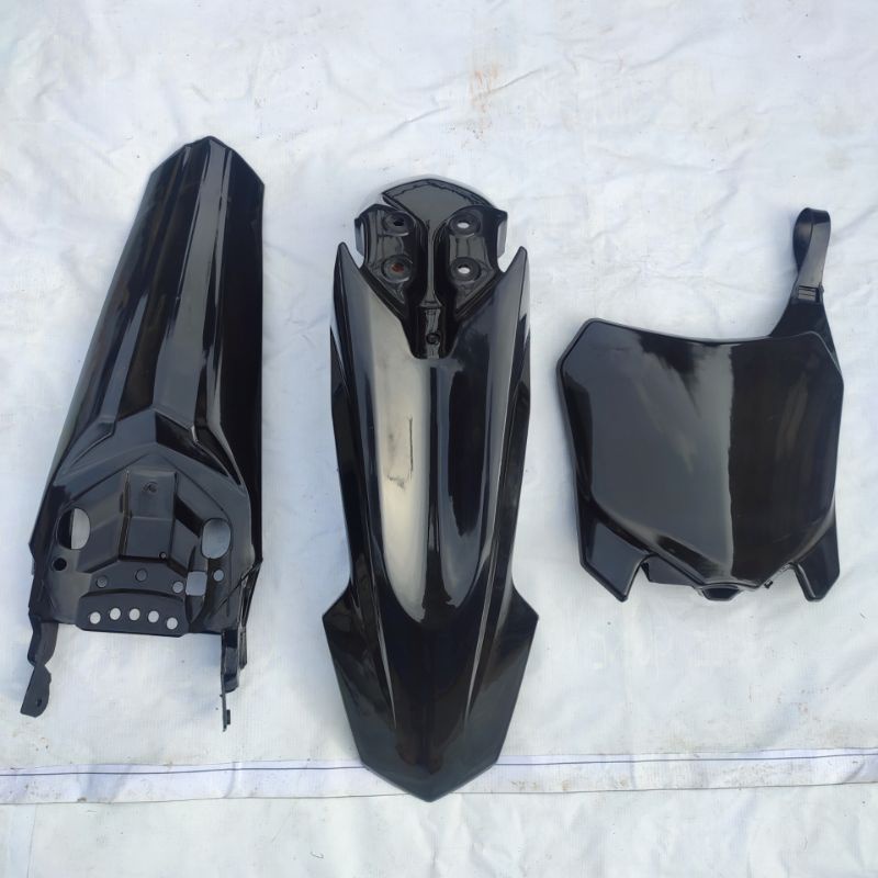 Spakbor depan crf 150 l dan papan nomor crf 150l plus Spakbor belakang crf 150 set spakbor depan bel