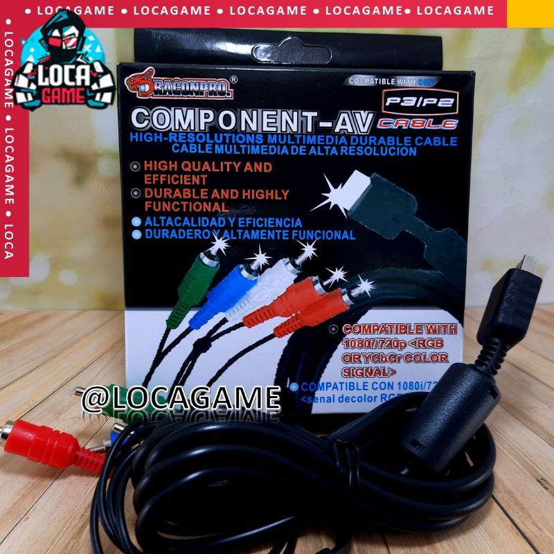 KABEL KOMPONEN | CABLE COMPONENET AV Playstation PS2 PS3