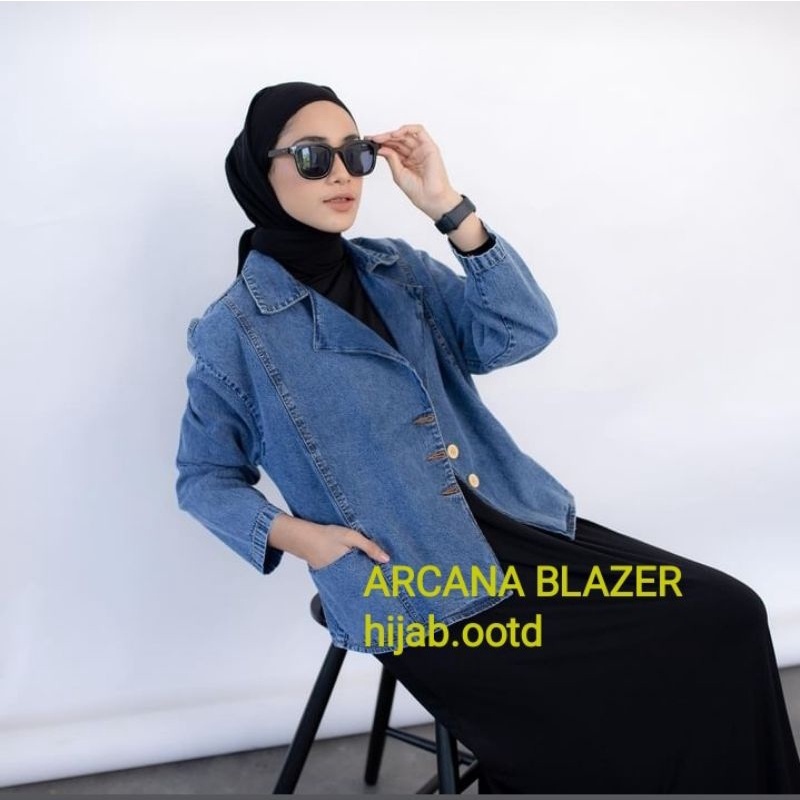 Britania Blazer Jeans Wanita Kuliah