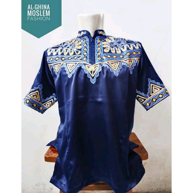 KOKO MUSLIM BORDIR STIK CORNELI ALBIS ALGINA FASHION BISA REQUEST MOTIF BORDIR CUSTOM