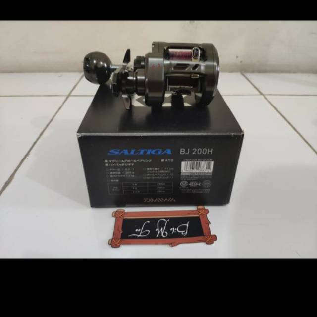 Bekas Daiwa Saltiga BJ 200H handle kanan Like new