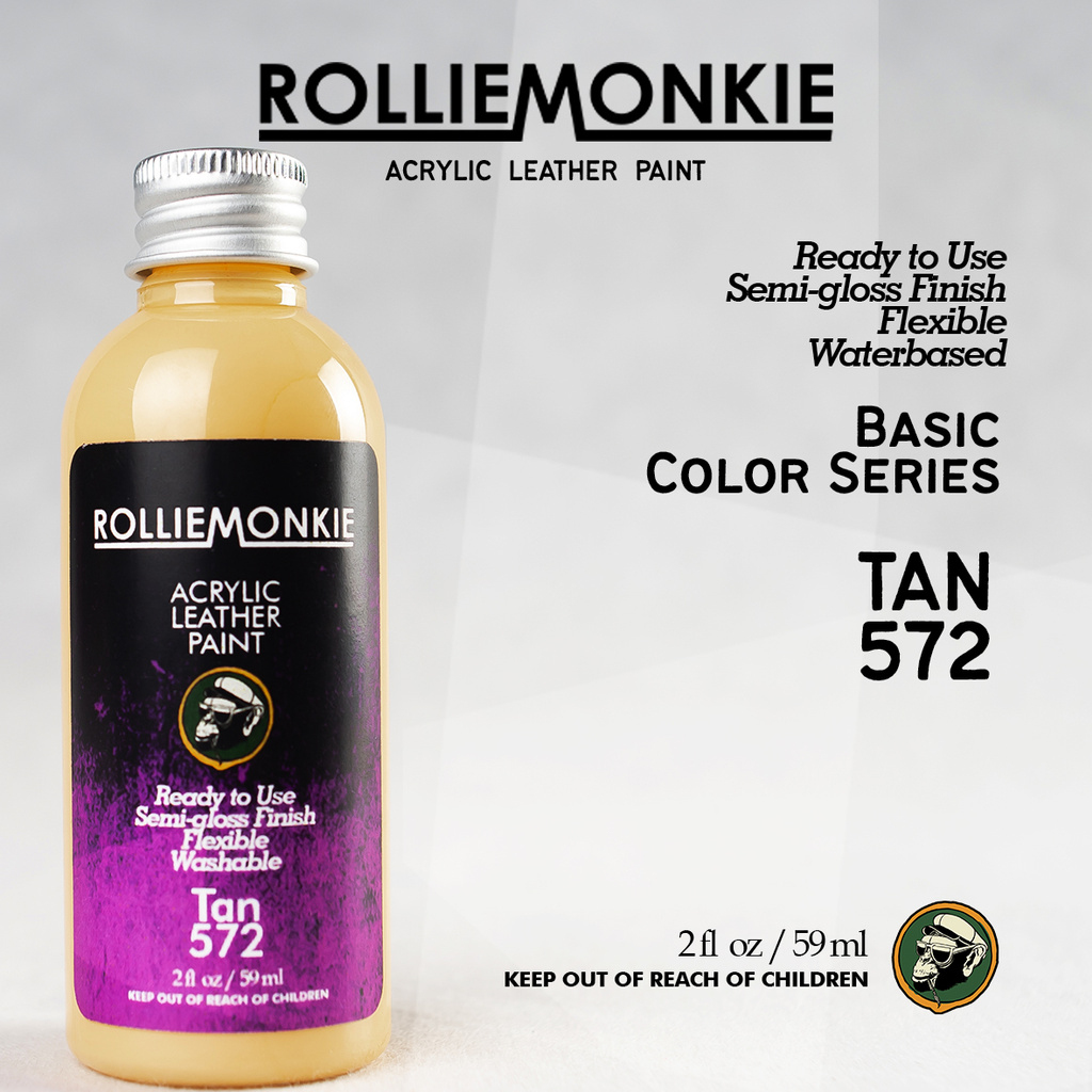 

Rolliemonkie Cat Acrylic Leather Paint - Tan, not angelus