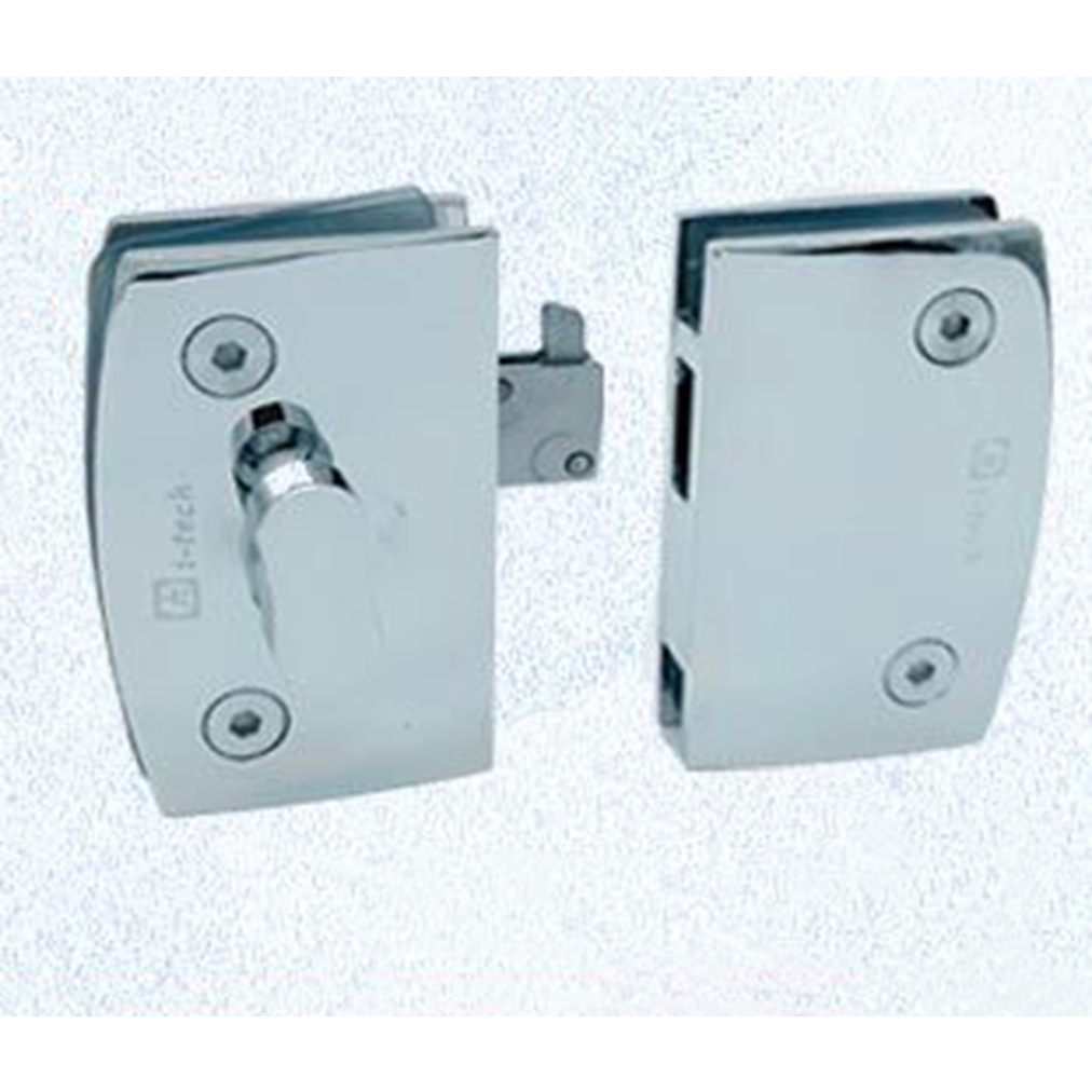 Kunci Pintu Kamar Mandi Sliding Glass to Glass Door Indicator Lock WC