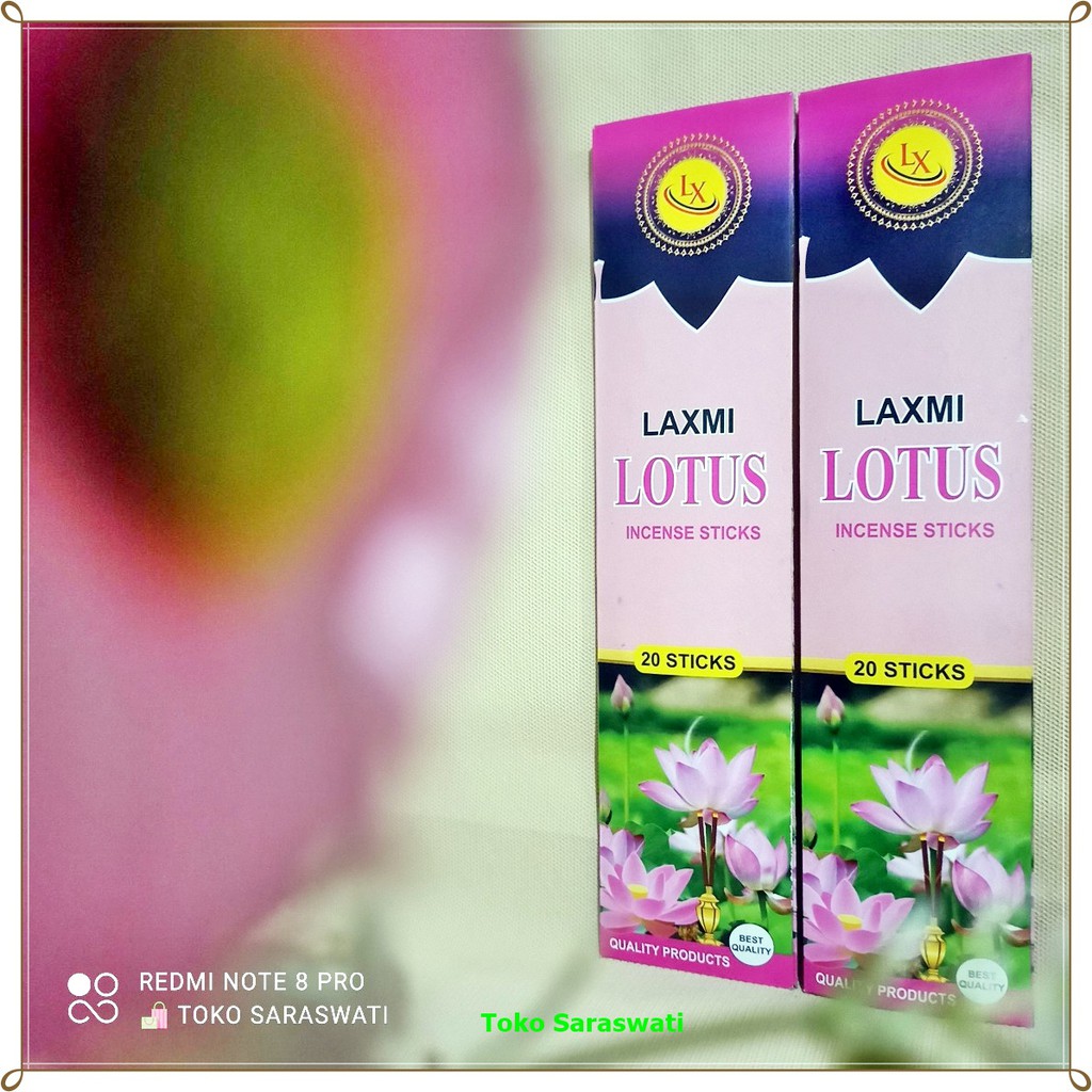 Hio Dupa Wangi Aromaterapi Soft Lotus Laxmi Isi 20 Stik