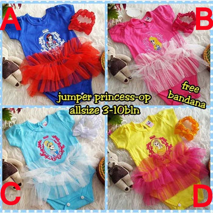 Baju Bayi Perempuan Jumper Bayi Cewek Lucu Princess