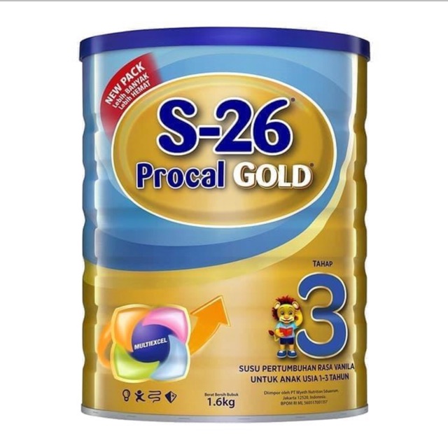 

S-26 procal gold 1.6kg tahap 3