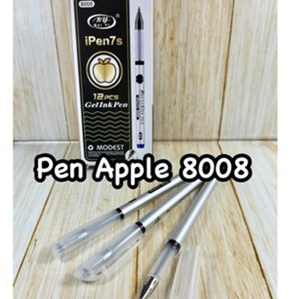 

(V6Z1) gel pen apple 8008 (12 pcs) //Super@ready